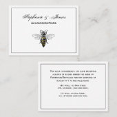 紋章名門私立校風のヴィンテージビー#2コート・オブ・アームズC 名刺 (正面/裏面)