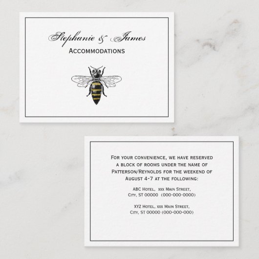 紋章名門私立校風のヴィンテージビー#2コート・オブ・アームズC 名刺 (正面/裏面)