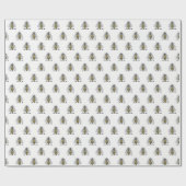 紋章名門私立校風のCの紋章の紋章の紋章ヴィンテージビーコート ラッピングペーパー (フラット)