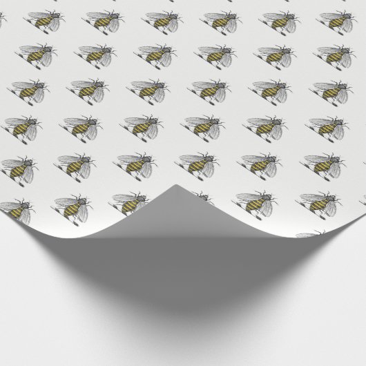 紋章名門私立校風のCの紋章の紋章の紋章ヴィンテージビーコート ラッピングペーパー (角)