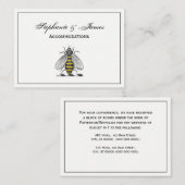 紋章名門私立校風のCの紋章の紋章の紋章ヴィンテージビーコート 名刺 (正面/裏面)