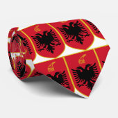 紋章学の記号アルバニアの公式の紋章付き外衣 ネクタイ (ロール)