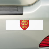 紋章学の記号イギリスの公式の紋章付き外衣 バンパーステッカー (車上)