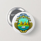 紋章学の記号コスタリカの公式の紋章付き外衣 缶バッジ (正面&裏面)