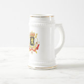 紋章学の記号ベルギーの公式の紋章付き外衣 ビールジョッキ (正面右)