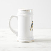 紋章学の記号人の公式の紋章付き外衣の島 ビールジョッキ (左)