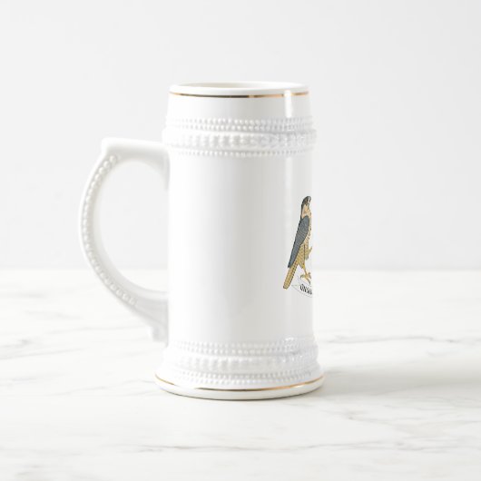 紋章学の記号人の公式の紋章付き外衣の島 ビールジョッキ (左)