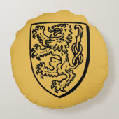 紋章学: ライオン ラウンドクッション (裏面)