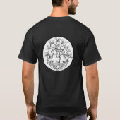 紋章学: MedievalistのSelfie Tシャツ (裏面)