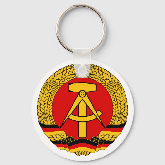紋章東ドイツ公式の紋章の紋章 キーホルダー (正面)