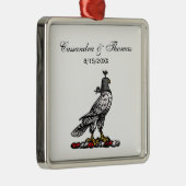 紋章狩り《鳥》ハヤブサ着用ヘルメットフードC メタルオーナメント (右)