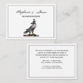 紋章狩り《鳥》ハヤブサ着用ヘルメットフードC 名刺 (正面/裏面)