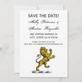 紋章獅子立ち紋章C 招待状 (正面)