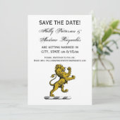 紋章獅子立ち紋章C 招待状 (スタンド正面)