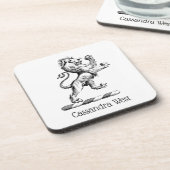 紋章獅子立紋章 コースター (左側)