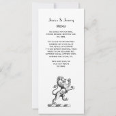 紋章獅子立紋章 招待状 (裏面)