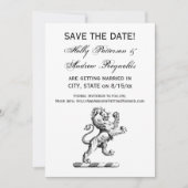 紋章獅子立紋章 招待状 (正面)