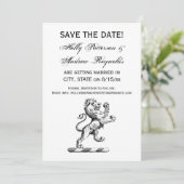 紋章獅子立紋章 招待状 (スタンド正面)