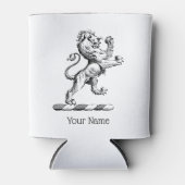 紋章獅子立紋章 缶クーラー (正面)