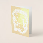 紋章獅子 箔カード (正面)