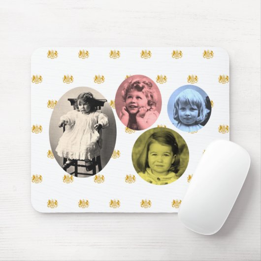 紋章王室ののある英国の娘 マウスパッド (マウス)