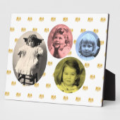 紋章王室の付きの英国人女性 フォトプラーク (側面)