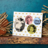 紋章王室の付きの英国人女性 フォトプラーク (側面)