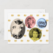 紋章王室の付きの英国人女性 ポストカード (正面/裏面)