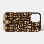 紋章要素のビッグセット。 iPhoneケース (裏面横)