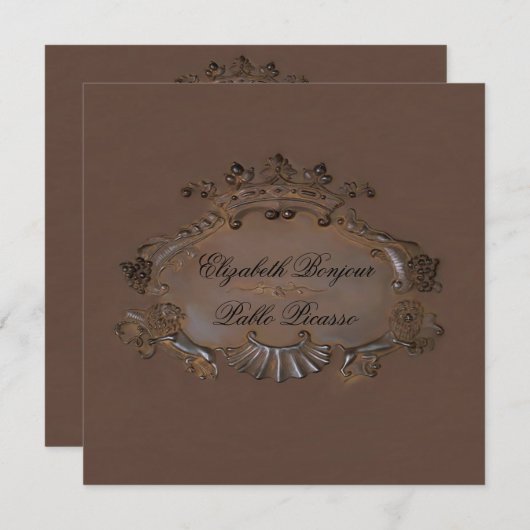 紋章～招待状 招待状 (正面/裏面)