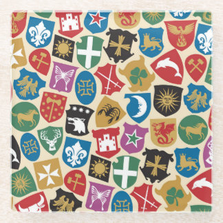 紋章：紋章の背景 ガラスコースター