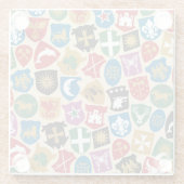 紋章：紋章の背景 ガラスコースター (裏面)