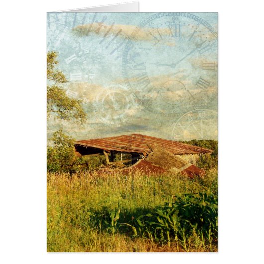 納屋でも時が経つ落ちた (正面)