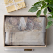 納屋で眠っている馬と女の最高の子"友達" 薄葉紙 (ギフト)