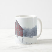 納屋との冬フロスト コーヒーマグカップ (正面右)