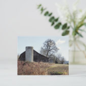 納屋とサイロ – ポストカード (スタンド正面)