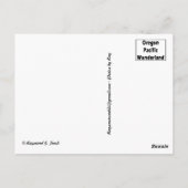 納屋とサイロ – ポストカード (裏面)