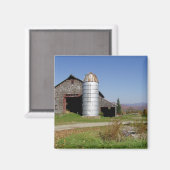 納屋とサイロ マグネット (正面/裏面)