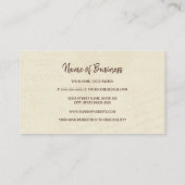 納屋と自転車のヴィンテージ復旧 名刺 (裏面)