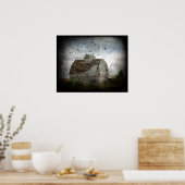 納屋と鳥 ポスター (キッチン)