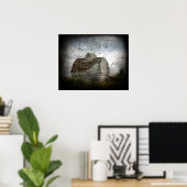 納屋と鳥 ポスター (ホームオフィス)