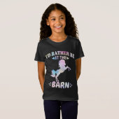 納屋にいるほうがましだ Tシャツ (正面フル)