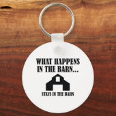 納屋にとどまる キーホルダー (正面)