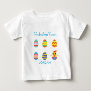 納屋のイースターピーカーブ式 イースターエッグ2 ベビーTシャツ