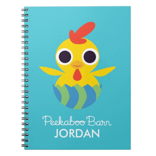 納屋のイースターピーカーブ式|強盗ひよこ ノートブック (正面)