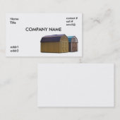 納屋のスタイルの小屋 名刺 (正面/裏面)