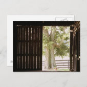 納屋のドアのポストカード ポストカード (正面/裏面)