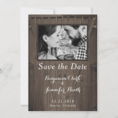 納屋のドア日付を保存 セーブザデート (正面)