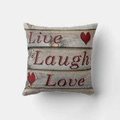 納屋の側面の笑い愛は住んでいます クッション (裏面)