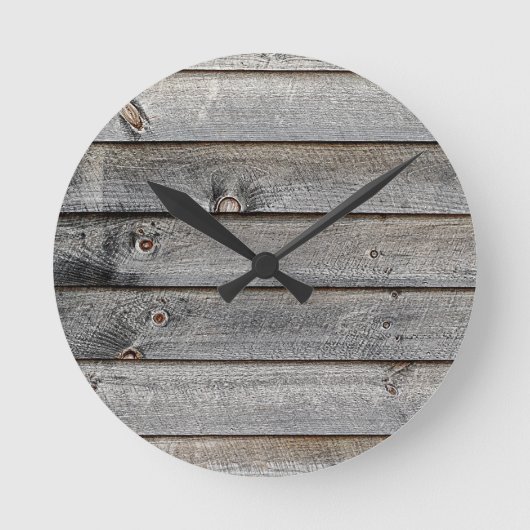 納屋の側面 ラウンド壁時計 (正面)